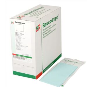L&R Raucodrape steriles Abdecktuch (Papier+Folie) 38x45cm 1St.